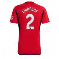 Moški Nogometni dresi Manchester United Victor Lindelof #2 Domači 2023-24 Kratek Rokav